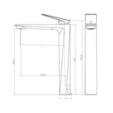 Mitigeur de salle de bain chromé