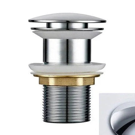 Bonde de vidange chromée