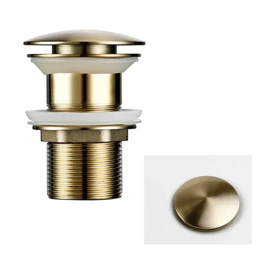 Bonde de vidange or brossé