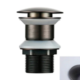 Bonde de vidange gris brossé