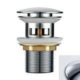 Bonde de vidange chromée