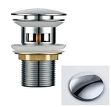 Bonde de vidange chromée