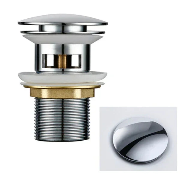 Bonde de vidange chromée