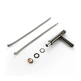 Mitigeur de vaque gris brossé