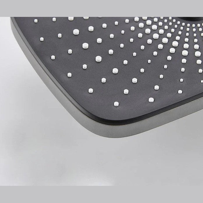 Colonne de douche et bain gris brossé