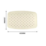 Ciel de pluie rectangulaire or brossé