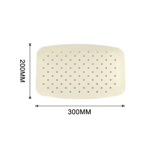 Ciel de pluie rectangulaire or brossé