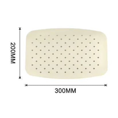 Ciel de pluie rectangulaire or brossé