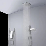 Colonne de douche encastrée chrome