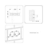 Colonne de douche encastrée chrome