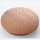 Kit de bain et douche or rose brossé