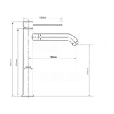 Mitigeur de salle de bain noir mat