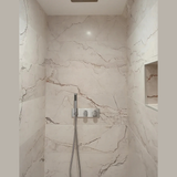 Colonne de douche encastrée chrome