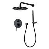 Colonne de douche encastrée noir mate