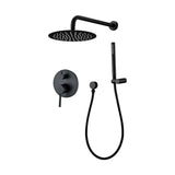 Colonne de douche encastrée noir mate