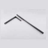 Colonne de douche et bain gris brossé