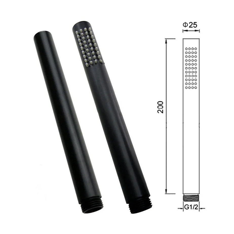 Colonne de douche encasté noir mat