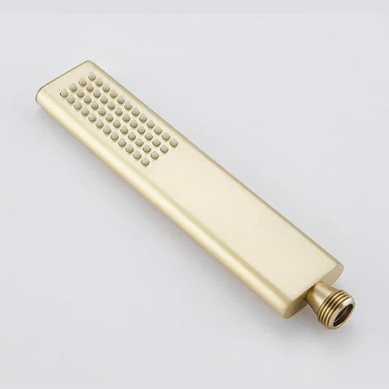 Colonne de douche et bain or brossé