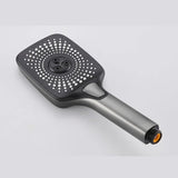 Colonne de douche et bain gris brossé