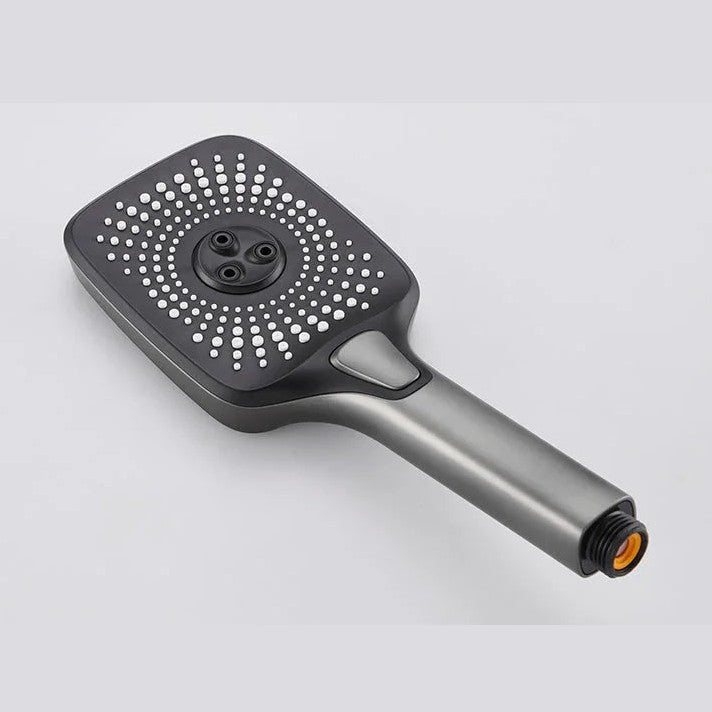 Colonne de douche et bain gris brossé