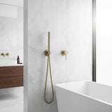 Douchette à main or brossé