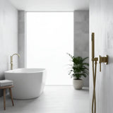 Douchette à main or brossé