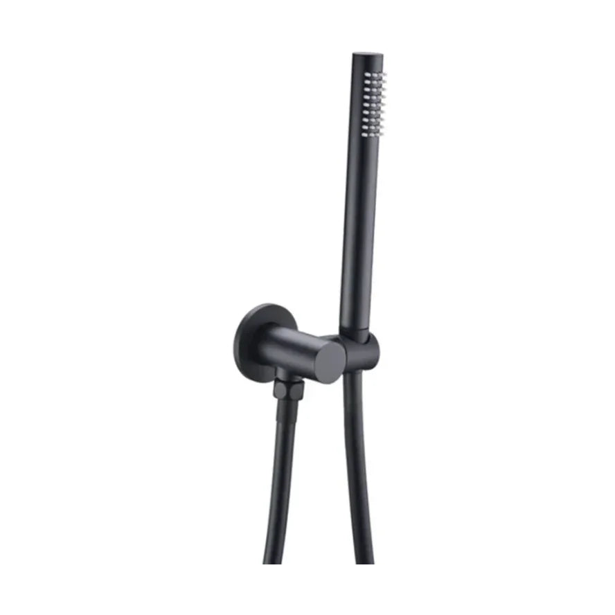 Colonne de douche encastrée noir mate