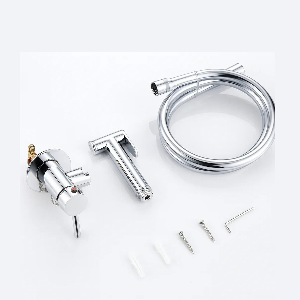 Douchette hygiénique chromée