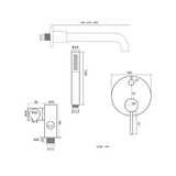 Ensemble de bain noir mat