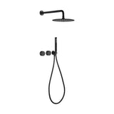 Ensemble de douche noir mat