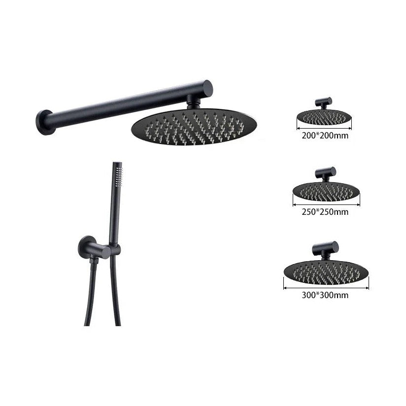 Colonne de douche encastré noir mat