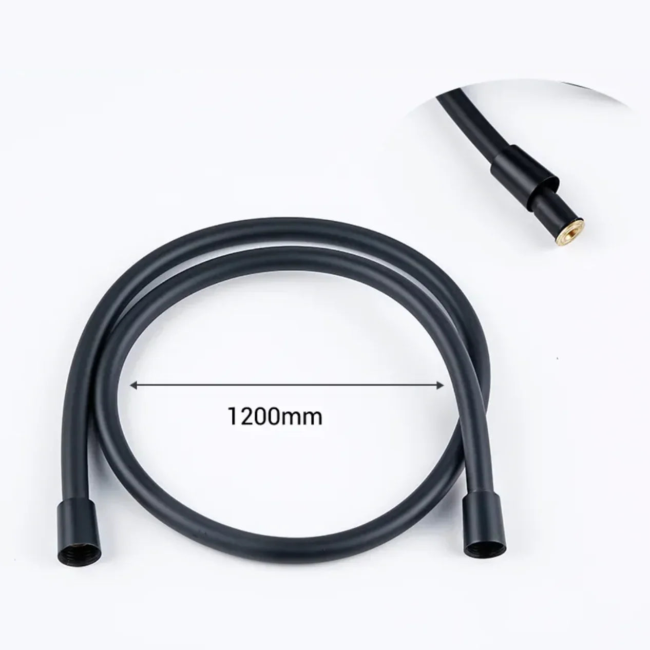 Douchette à main noir mate