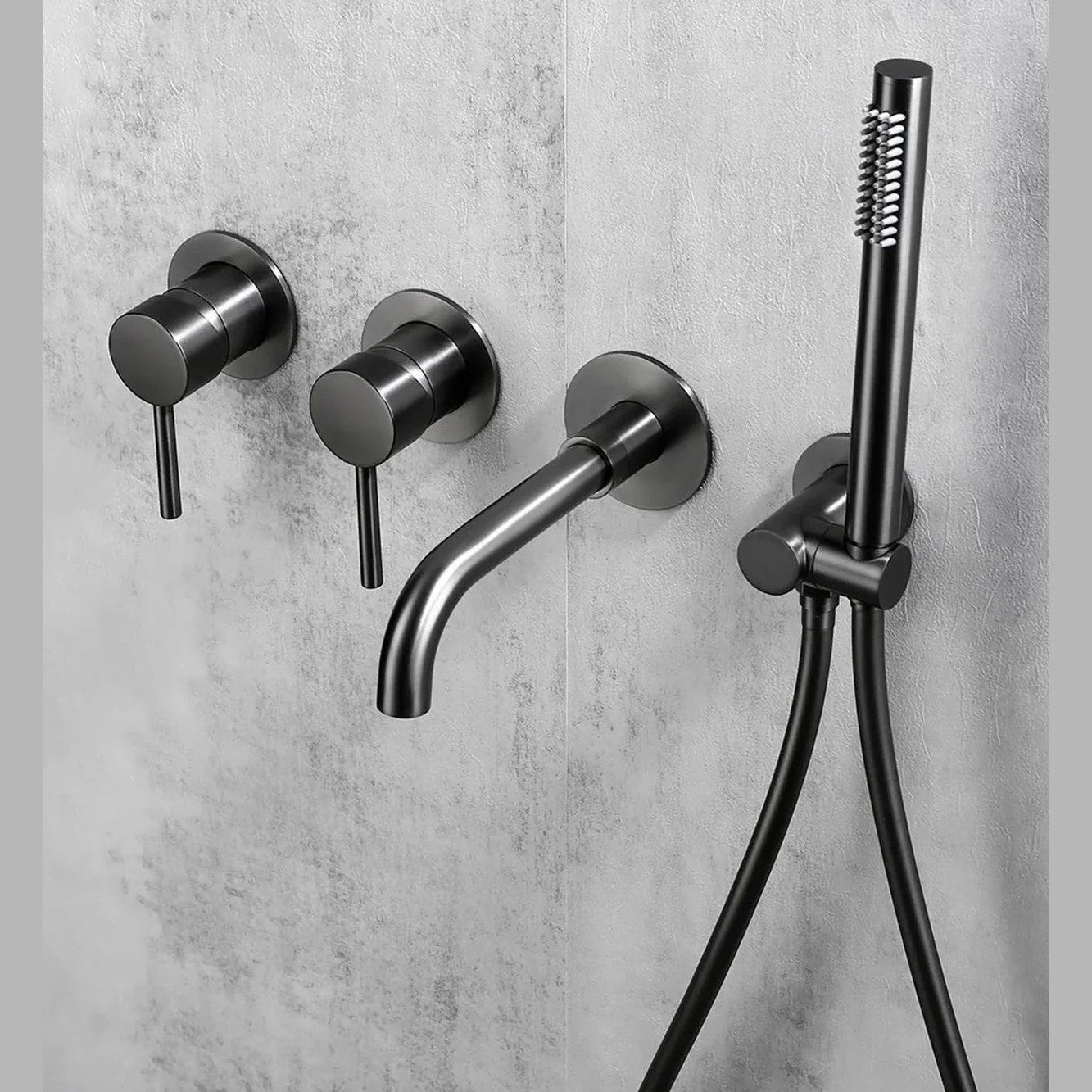 Ensemble de bain gris brossé