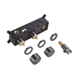 Mitigeur de baignoire encastrable gris brossé