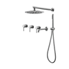 Ensemble de bain chrome