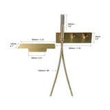 Mitigeur de bain thermostatique or brossé