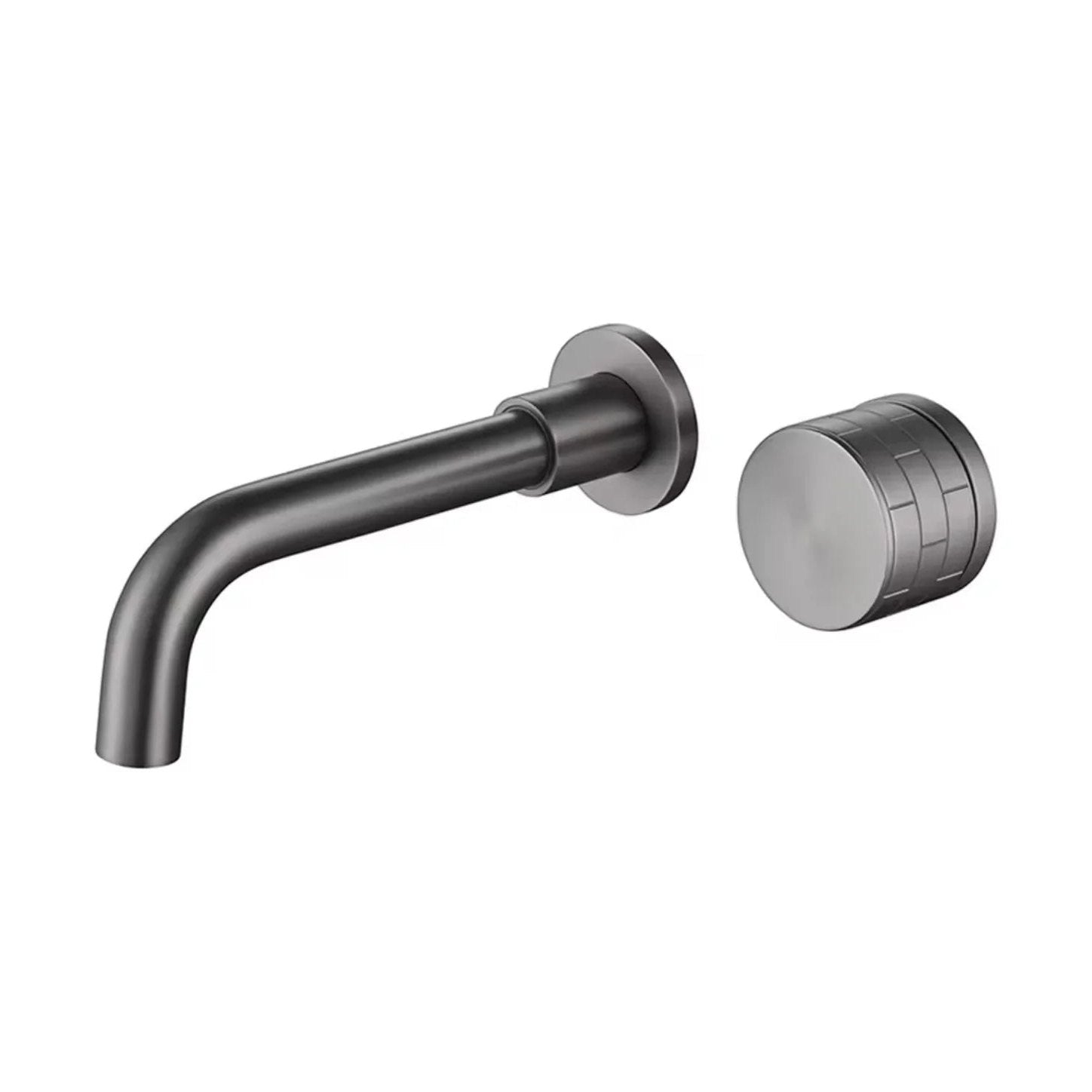 Mitigeur salle de bain encastré gris brossé