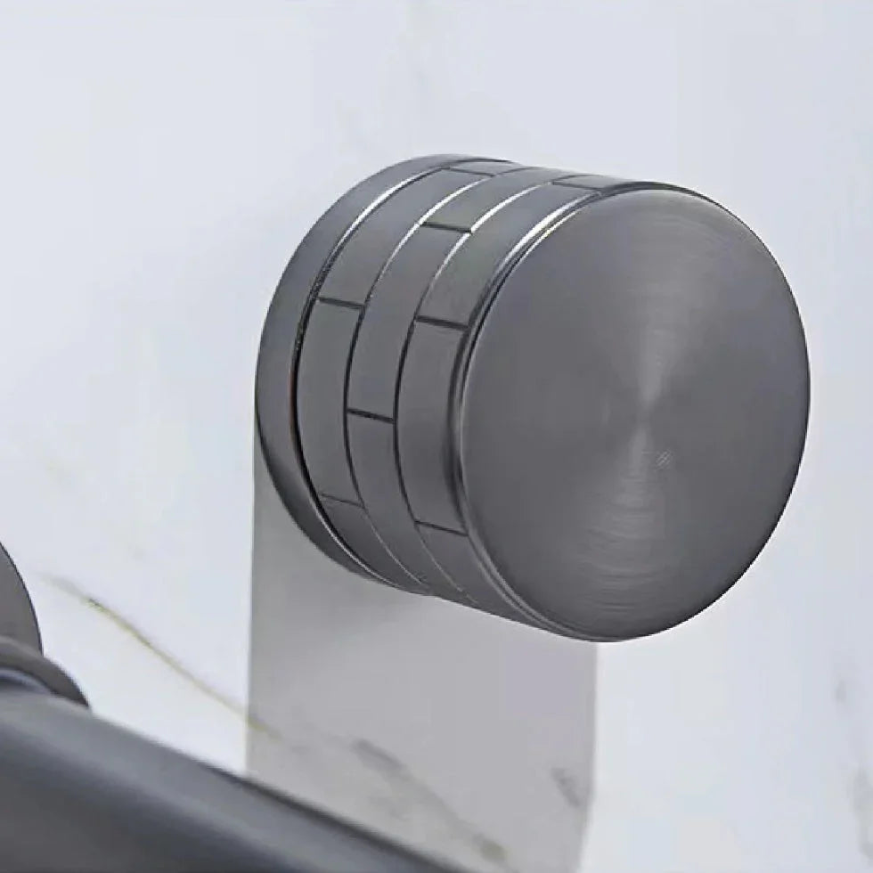 Mitigeur salle de bain encastré gris brossé