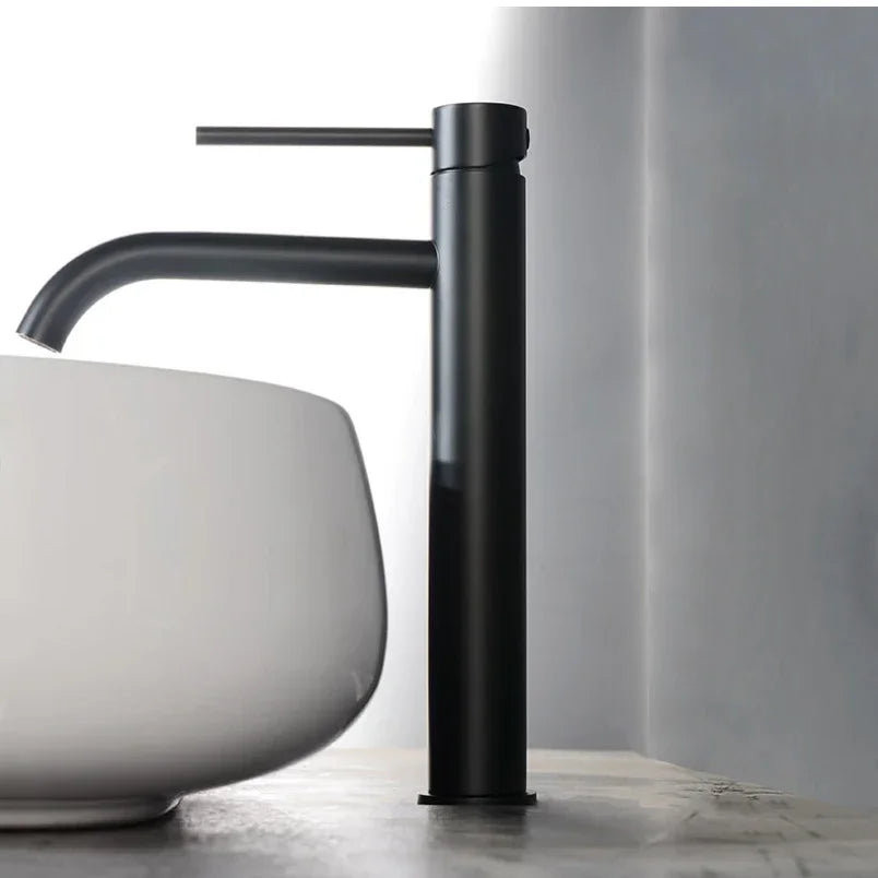 Mitigeur de salle de bain noir mat