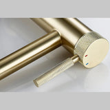 Mitigeur de vasque or brossé XL