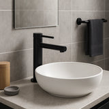 Mitigeur de salle de bain noir mate