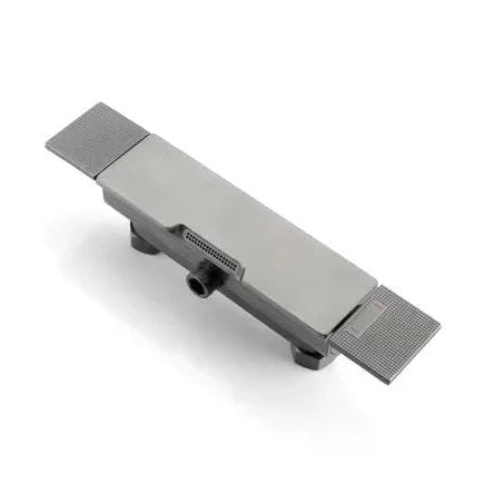 Colonne de douche et bain gris brossé