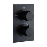 Colonne de douche encastré noir mat