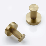 Porte-serviettes or brossé strié