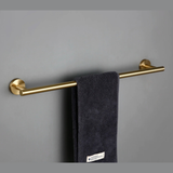 Porte-serviettes or brossé lisse