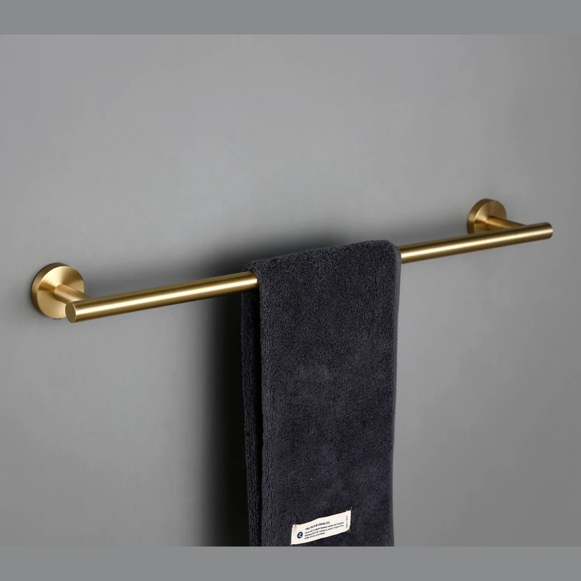 Porte-serviettes or brossé lisse