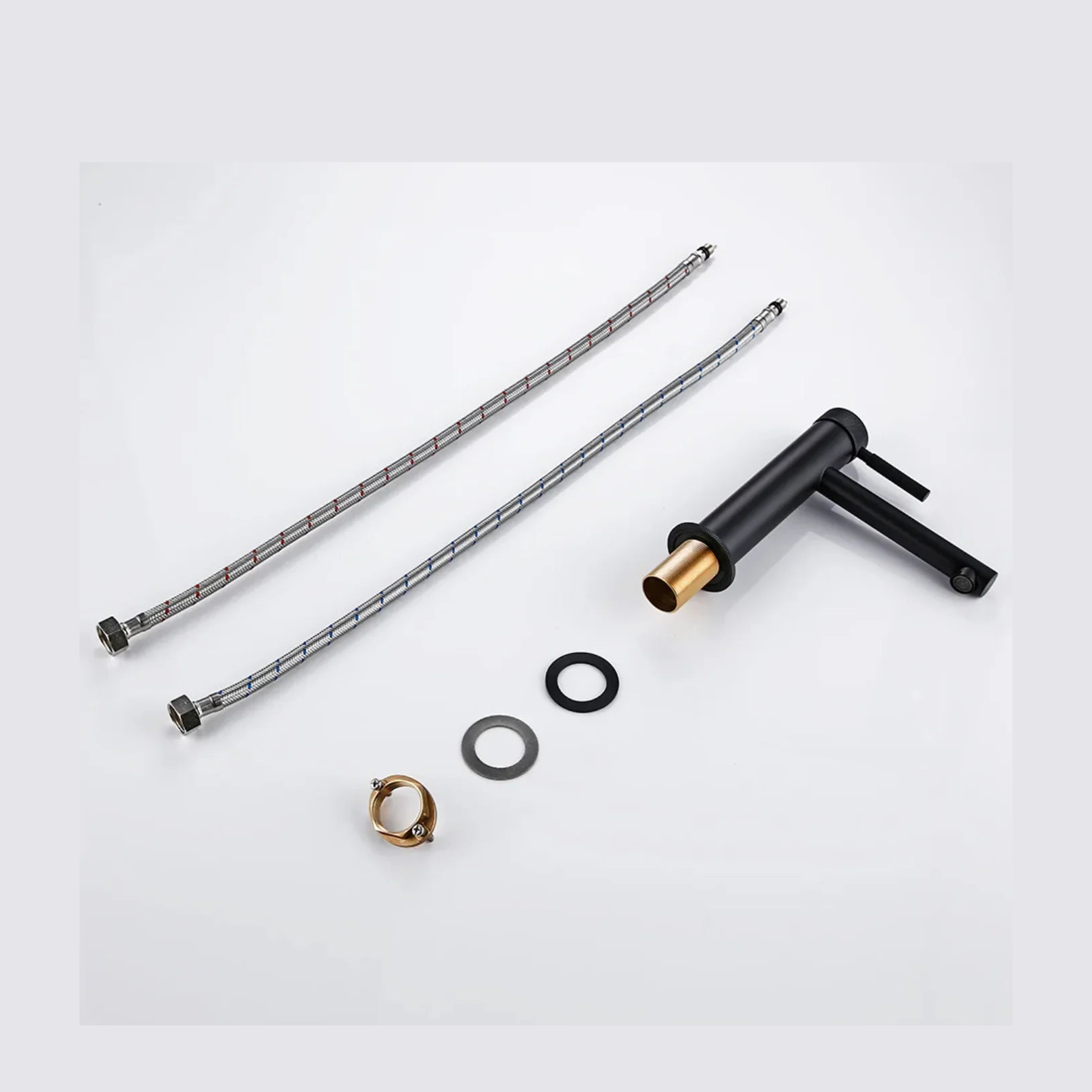 Mitigeur de salle de bain noir mate