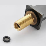 Robinet de salle de bain gris brossé