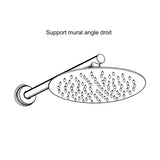 Colonne de douche encastrée or brossé