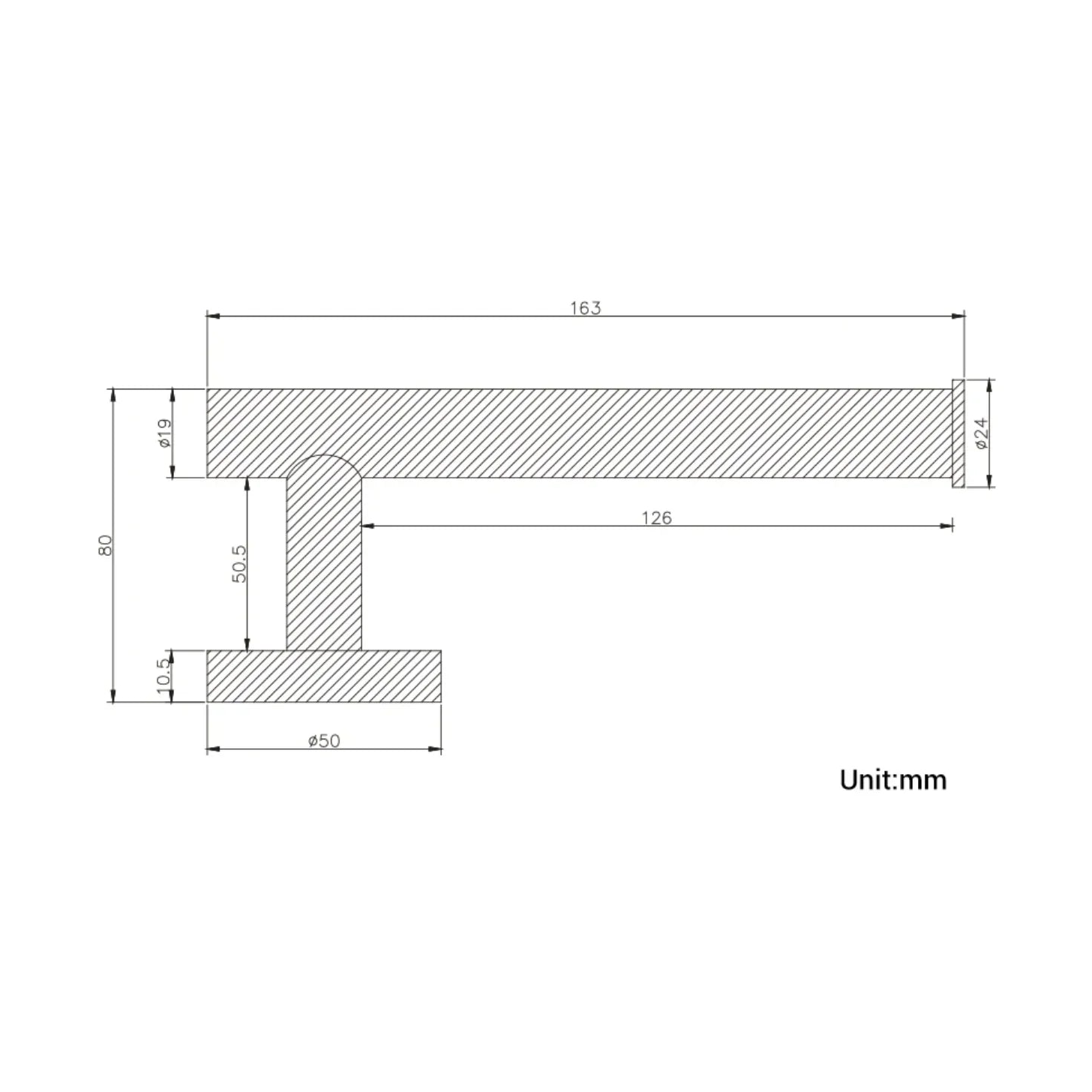 Porte-serviettes / papier WC gris brossé